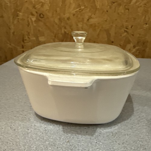 Vintage PYROSIL Cornflower Casserole Dish 8” x 8” - Picture 2 of 8
