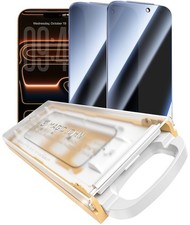 MAGIC JOHN Upgraded 2 Pack for iPhone 17 Pro Privacy Screen Protector