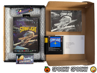 Starflight Sega Mega Drive - UK PAL sehr guter Zustand CIB mit Reg - Tracked
