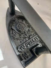 antique French flat Iron sad iron book end ?