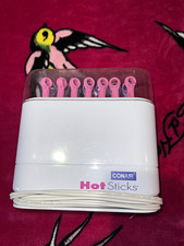 Vintage Conair HotSticks Model HS18R Hot Rollers sizes medium large