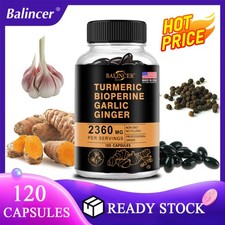Turmeric Curcumin Highest Potency 95 2360mg with BioPerine Black Pepper Extract