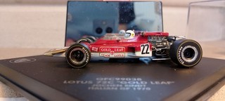 Quartzo 1:43 QFC99038 LOTUS 72c Gold Leaf Jochen Rindt Italian Gp 1970 PLS READ