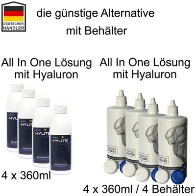 Alternative Ersatz für Prologis HYLITE Kombilösung 4x 360ml Premium Pflege