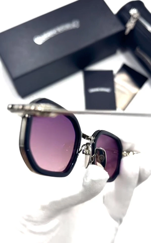 Gafas de sol Cromo Corazones STYLIDA Gafas de sol 49-24-148 - Genuinas Raras Foto 4 de 4