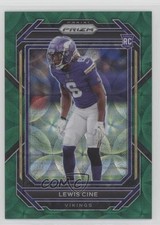 2022 Panini Prizm Rookies Green Scope Prizm 61/75 Lewis Cine #380 2o0
