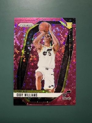 2024-25 Prizm Cody Williams Pink Disco Prizm RC SP /50