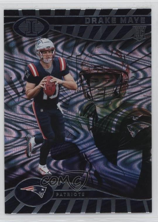 2024 Panini Illusions Trophy Collection Swirls Drake Maye #59 Rookie RC