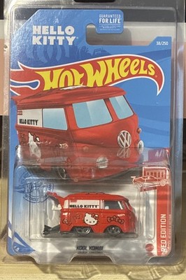 Hot Wheels Kool Kombi Hello Kitty Red Edition Volkswagen