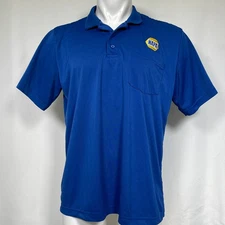 NAPA Auto Parts Workwear High Performance Blue Employee Polo Shirt Adult LARGE