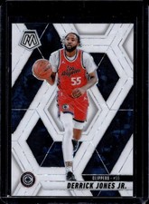 2024-25 Panini Mosaic Derrick Jones Jr. International White Mosaic #/25 Clippers