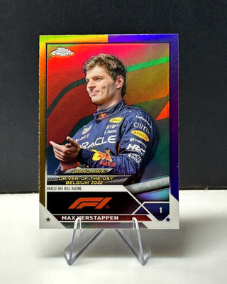 2023 Topps Chrome Formula 1 - Red Bull F1 Max Verstappen Gold/ Purple SSP#179