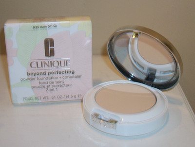 Clinique Beyond Perfecting Powder Foundation Concealer. 0.25 DUNE (VF-G) NIB