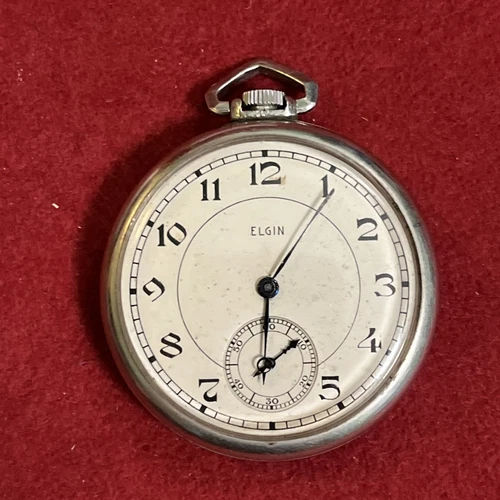 elgin pocket watches antique working