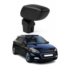 Mittelarmlehne Armlehne für Hyundai i20 2 GB 2014-2020 PU-Leder ABS Schwarz