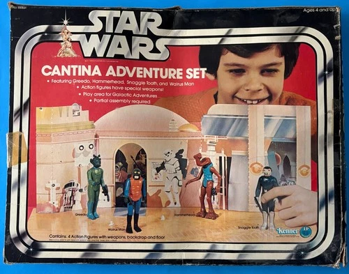 STAR WARS 1978 VINTAGE KENNER CANTINA ADVENTURE SET SEARS EXCLUSIVE BOX ONLY