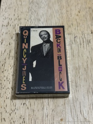 Quincy Jones   Back On The Block - CASSETTE TAPE  - NEW SEALED