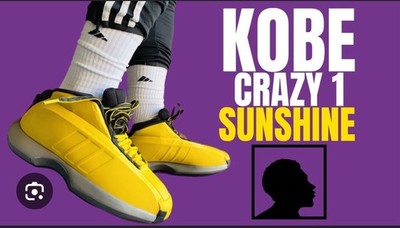 New 10 Adidas Kobe Bryant Crazy 1 2013 Sunshine All Star LA Lakers