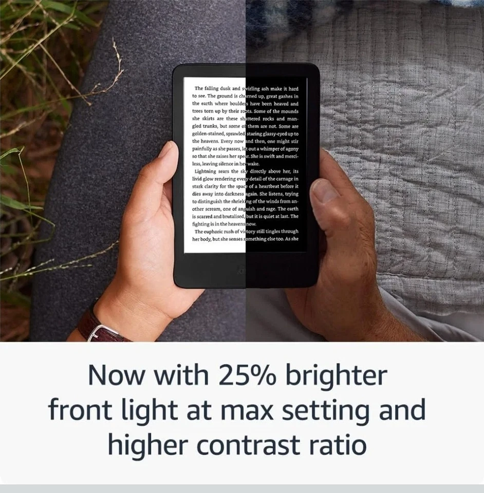 Amazon Kindle (newest 11th gen) 16GB Lightest most compact Kindle NO ADS Green - Image 2 of 3