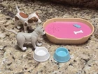 VTG Mattel 1995 Electronic Pet Bed Plus 4 Pieces Dog Bark Cat Meow Tested Works