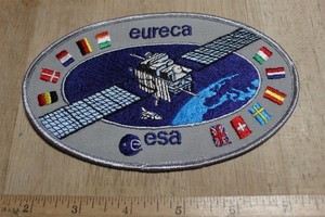 SOVIET EURECA SATELLITE DEPLOYED 1992 ESA SPACE PATCH 