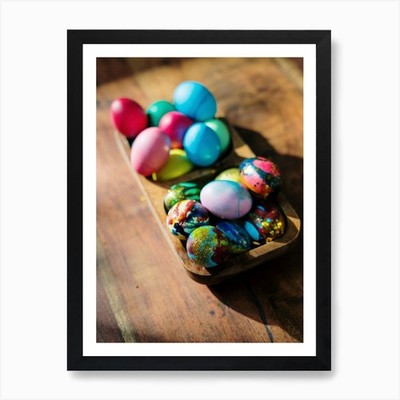 Ostereier 87 Kunstdruck gerahmt Wandbild Poster Leinwanddruck Bild