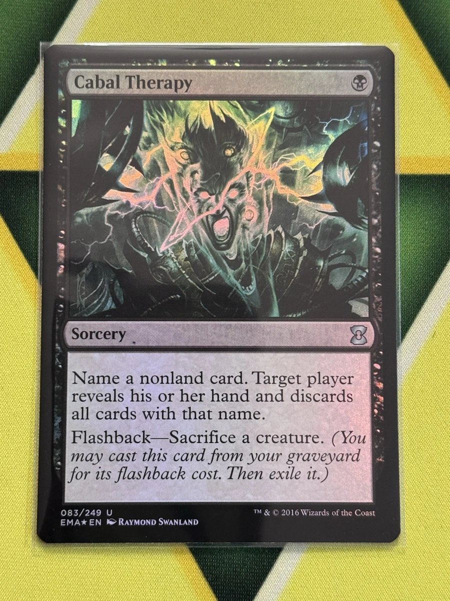 Cabal Therapy Magic: The Gathering Individual Trading Card Games