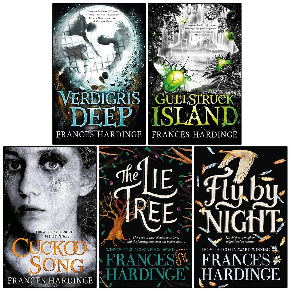 Frances Hardinge Collection Set 5 Books Verdigris Deep,Gullstruck Island,Cuckoo
