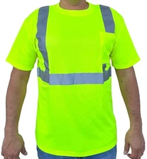 Yellow Short Sleeve Safety Shirt
