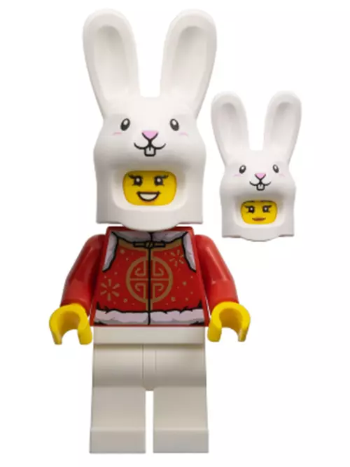 Lego rabbit figure top