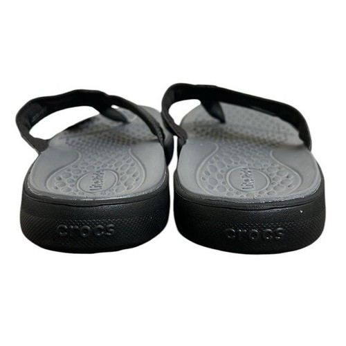 Sandale à tongs homme Crocs taille 12 noir gris Yukon Vista II LiteRide Beach NEUVE - Photo 4 sur 9