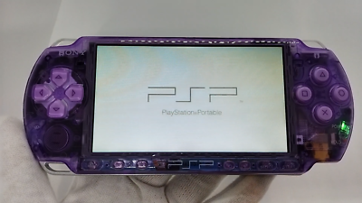 Sony PSP-3000 Playstation Portable Handheld Console Clear purple