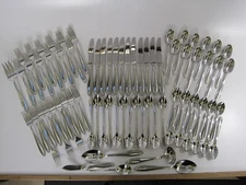 Lenox 18/10 Glossy LF 19 Stainless 78pc. Flatware Set (Service for 12+) HTF