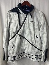 OBERMEYER Ski Jacket Women's Sz 12 Snow Camo Insulated Hooded Coat. Kayla Jacket