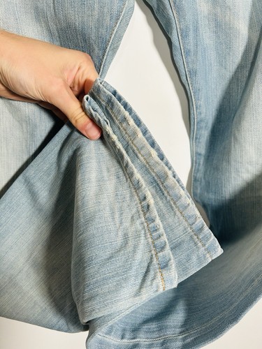 Pantalones de mezclilla Replay M907 azul claro lavado Y2K para hombre talla W32 L31 pantalones rectos - Imagen 5 de 11