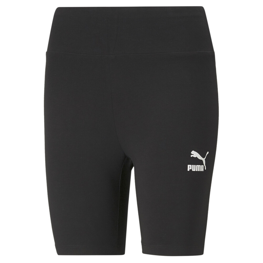 Puma Classics 7 Inch Bike Shorts Womens Black Casual Athletic  