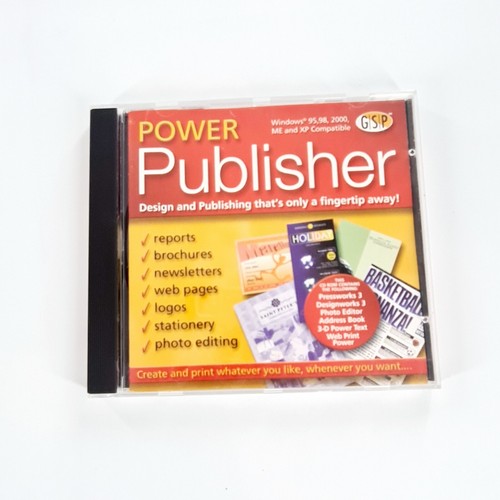 Power Publisher PC CD-ROM - Software (2002) - 第 2/5 張圖片