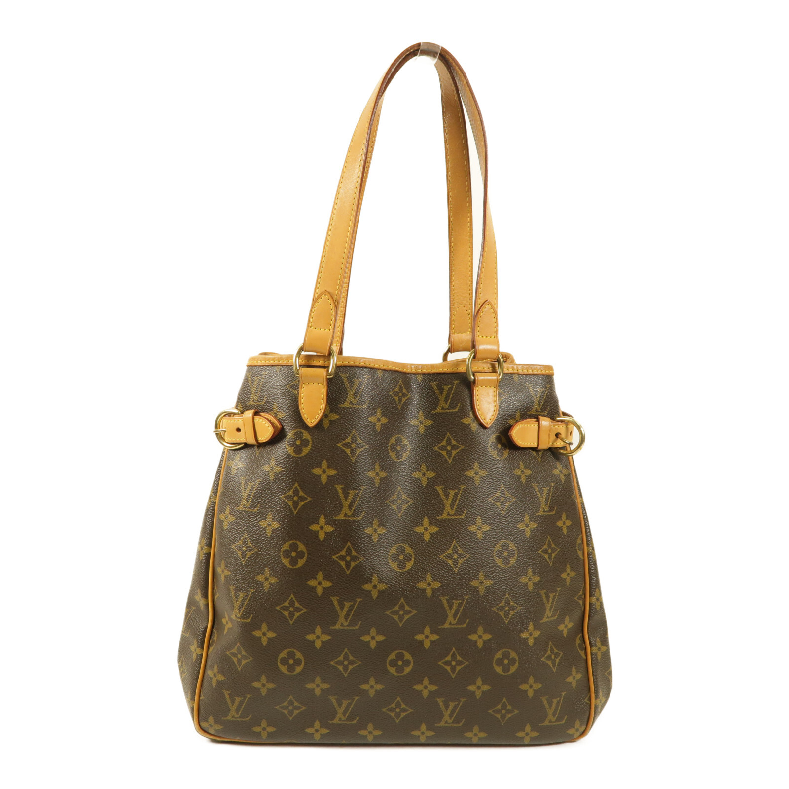 LOUIS VUITTON Monogram Batignolles Shoulder Tote Bag M51153 Brown GHW-image