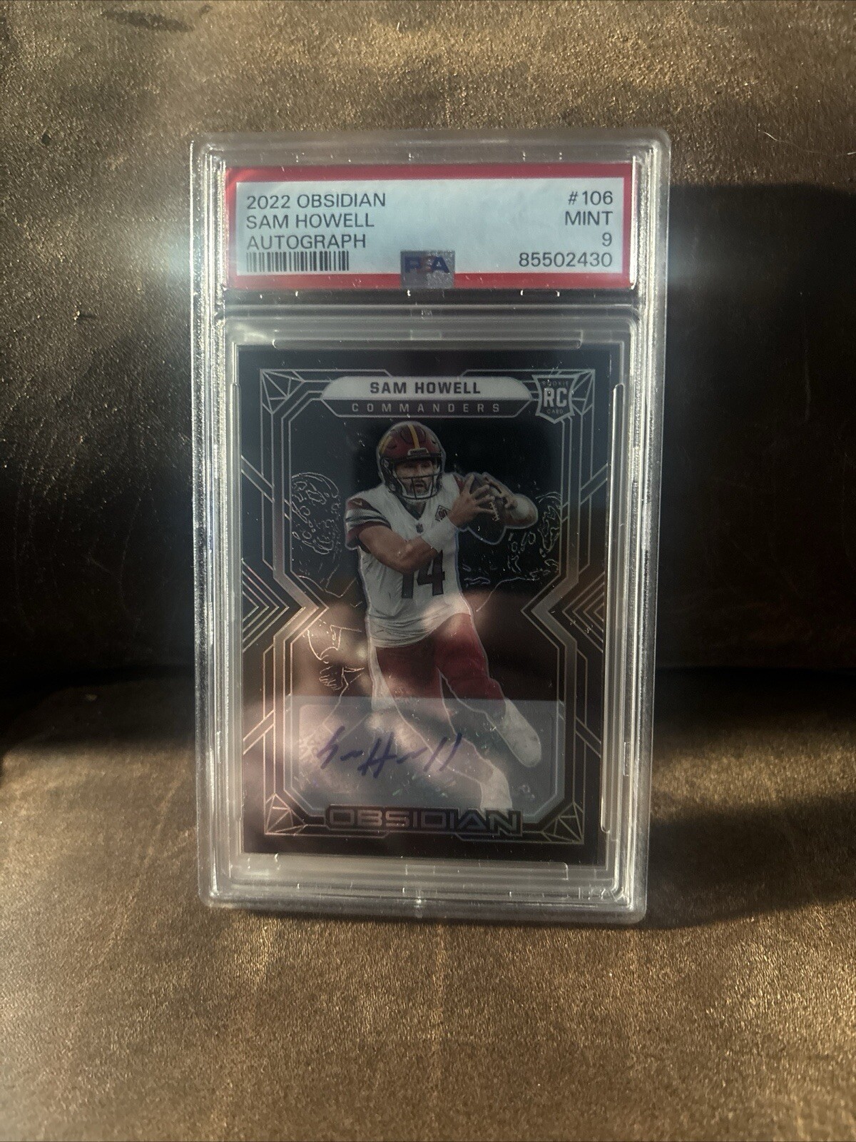 2022 Panini Obsidian - Rookies #106 Sam Howell (RC)