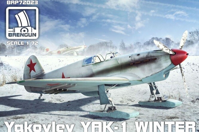 Brengun BRP72023 - 1/72 Yak-1 Winter - New