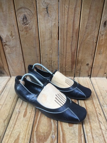 PRADA Ballerina women's Leather /suede Casual Flat shoes Uk 6 EUR 39 C US 9 - Picture 2 of 20