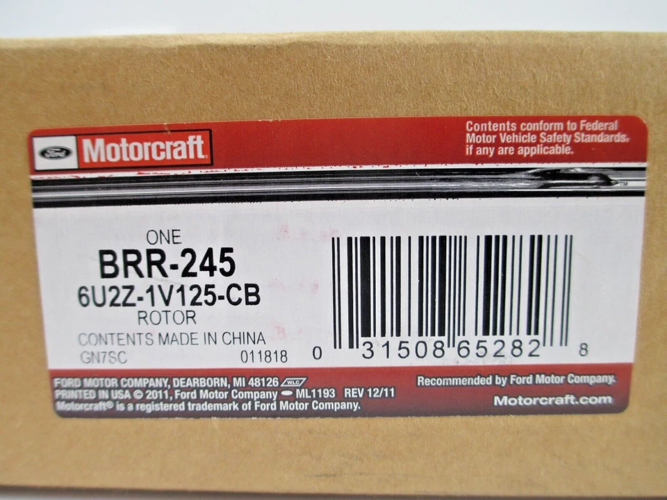 FORD 2006-10 DISC BRAKE ROTOR 2WD 4WD EXPLORER MOUNTAINEER SPORT TRAC - Image 2 of 3