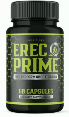 Erec Prime Supplement for Men Virility ErecPrime Male Performance Formula 60ct