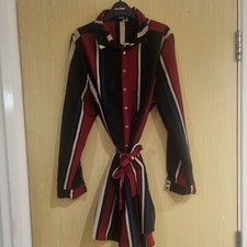 Quiz Clothing Stripe Shirt Dress