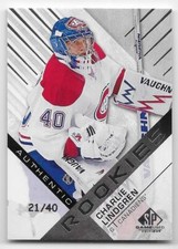 16/17 SP GAME USED AUTHENTIC ROOKIES RC #170 Charlie Lindgren #21/40