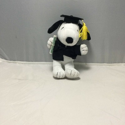 snoopy graduation plush