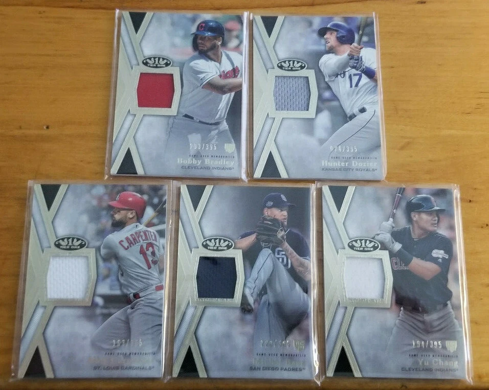 2020 Topps Tier One Relics /395 Game Used Jersey you pick choice - Image 2 of 2