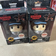 2 Stranger Things Bitty Boomers Exclusive Collectible Bluetooth Speaker Dustin