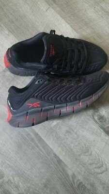 Reebok Zig Kinetica Red BLACK SIZE 7 Running Shoes 1y3501 