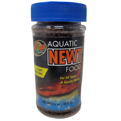 Zoo Med Aquatic Newt Dry Food Soft Moist Diet for Newts 2 oz